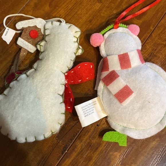 5 soft plush Snowman Christmas tree ornaments and Christmas‎ tree ornament - Picture 8 of 10